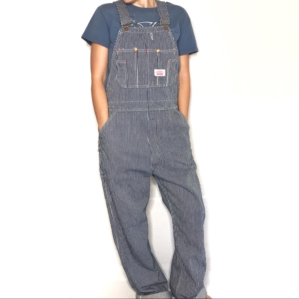 Vintage Round House Overalls 34 x 34